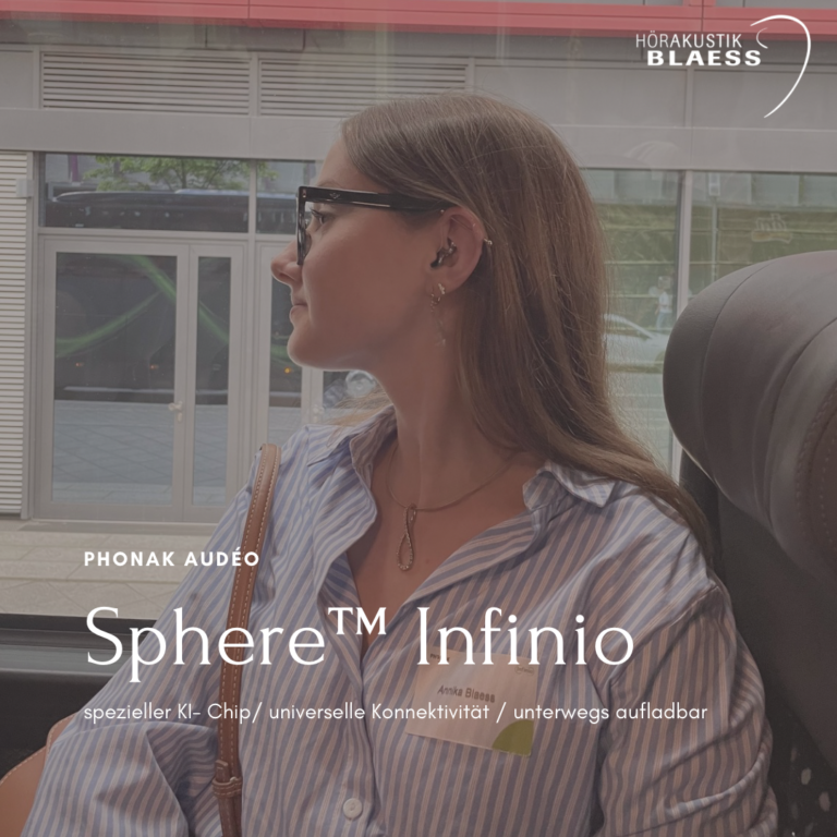 Phonak Audéo Sphere™ Infinio - Spezieller KI-Chip - universelle Konnektivität - unterwegs aufladbar